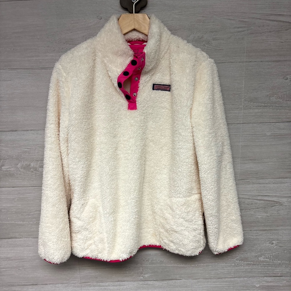 * | Vineyard Vines | Sherpa 1/4 zip. Size XL (16).